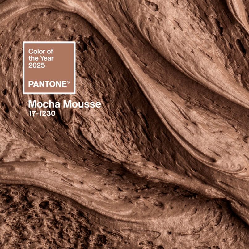 Pantone Color of the Year 2025 Delicious Mocha Mousse Archiliving