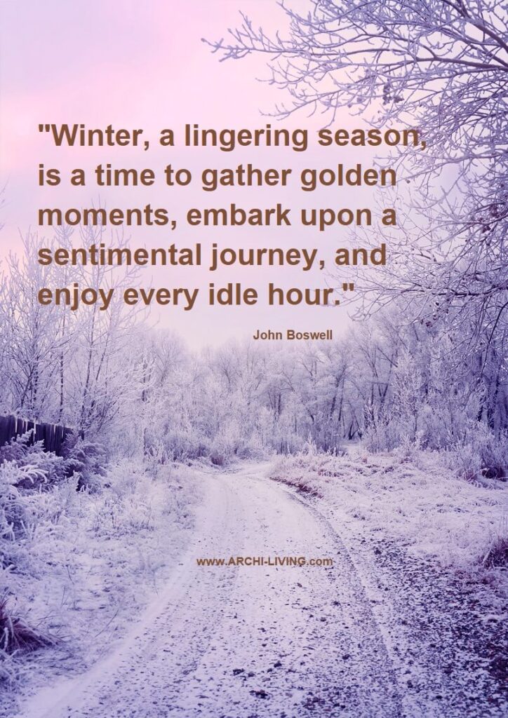 8 Winter Photo Quotes And Tranquil Natural Sceneries 